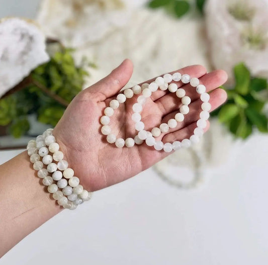Crystal Moonstone Armband